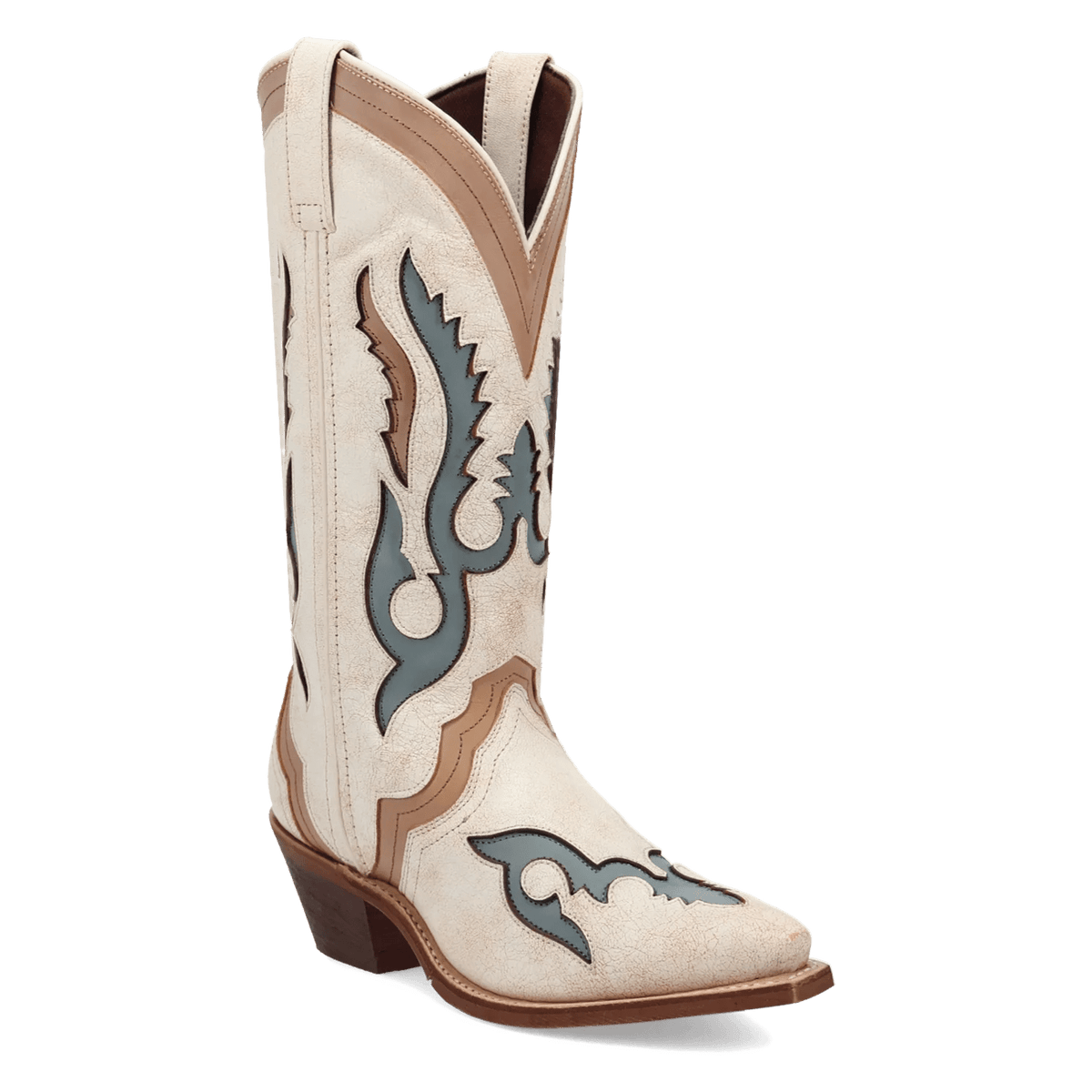 Laredo Honky-Tonk Halo - Women's Leather Cowgirl Boots - Honeysuckle & Sparrow