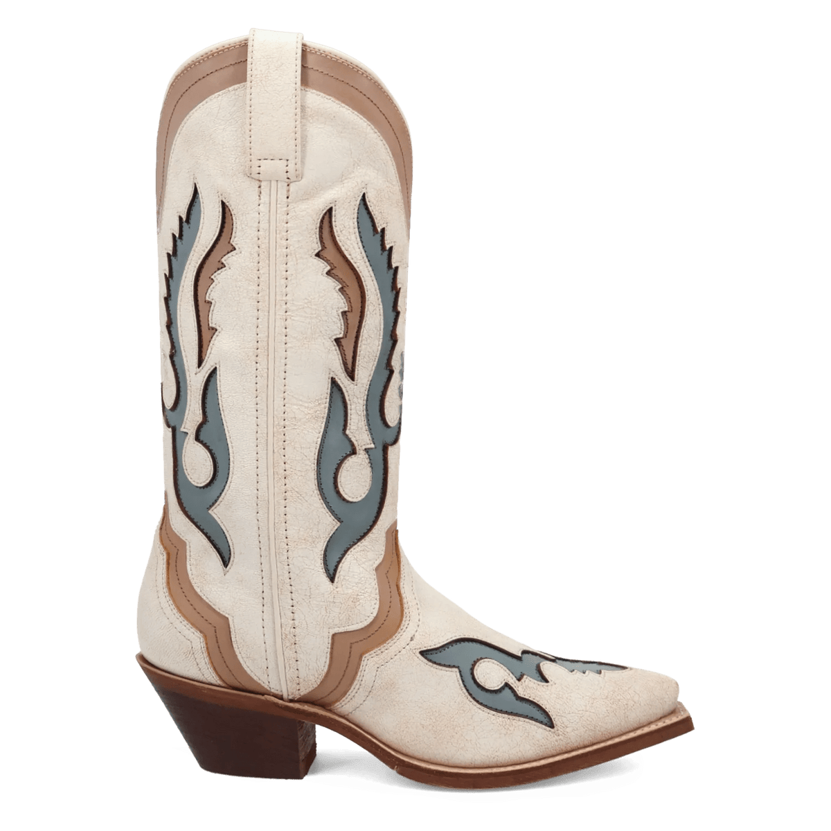 Laredo Honky-Tonk Halo - Women's Leather Cowgirl Boots - Honeysuckle & Sparrow