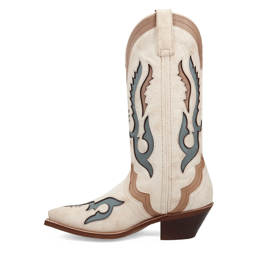 Laredo Honky-Tonk Halo - Women's Leather Cowgirl Boots - Honeysuckle & Sparrow