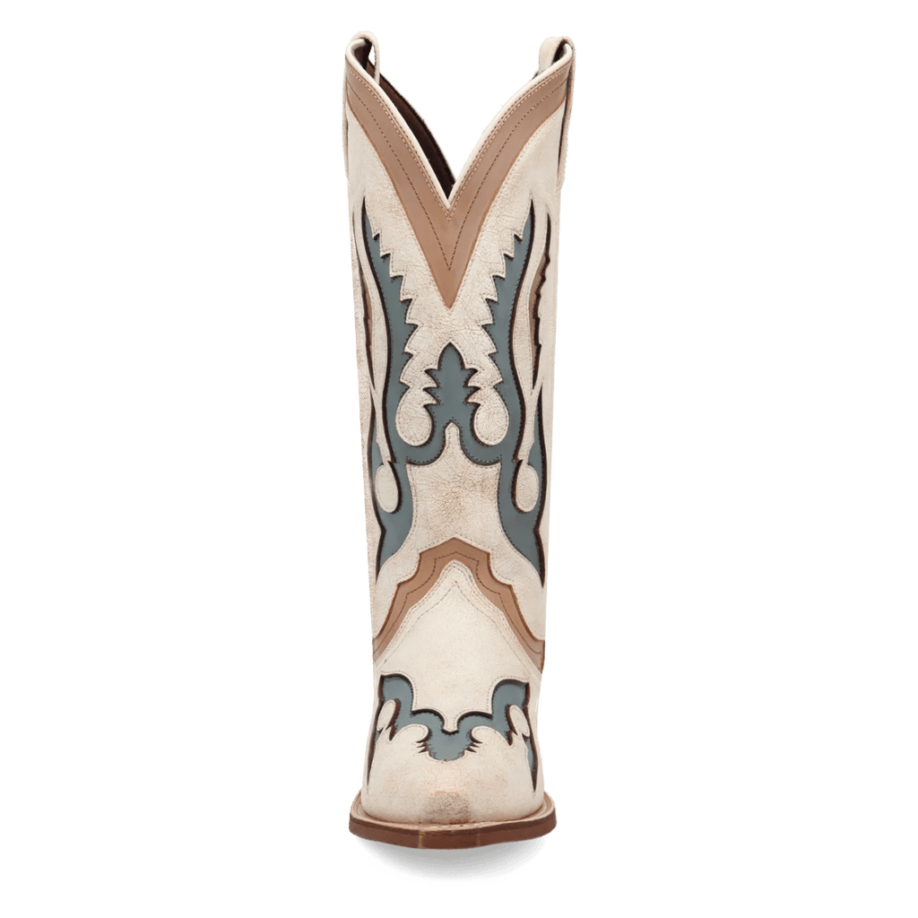 Laredo Honky-Tonk Halo - Women's Leather Cowgirl Boots - Honeysuckle & Sparrow