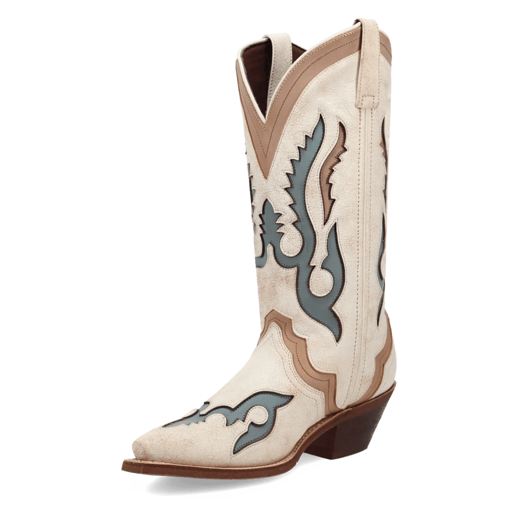 Laredo Honky-Tonk Halo - Women's Leather Cowgirl Boots - Honeysuckle & Sparrow