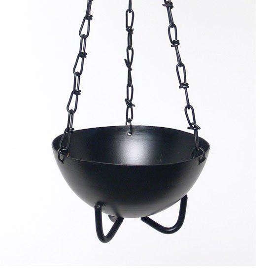Hanging cauldron for burning smudging herbs and resins - Large - Honeysuckle & Sparrow