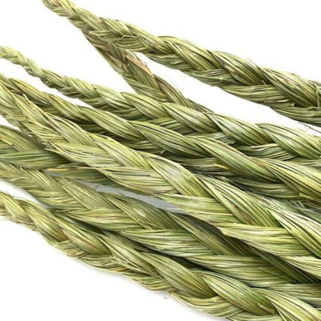Smudging Herbs - Sweet Grass Braid - Honeysuckle & Sparrow
