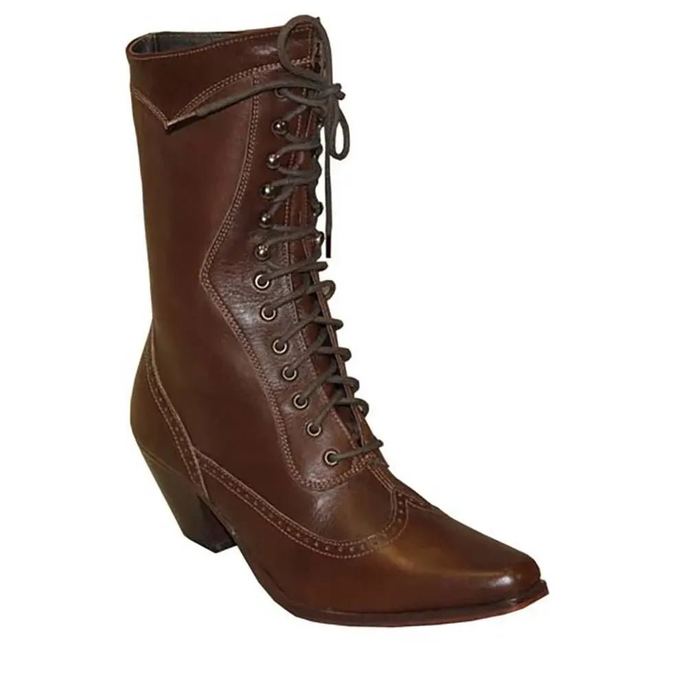 Rawhide Pocahontas - Womens Leather Cowgirl Boot - Honeysuckle & Sparrow