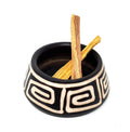 Ceramic Burner for Stick and Cone Incense - 4.5" - Honeysuckle & Sparrow
