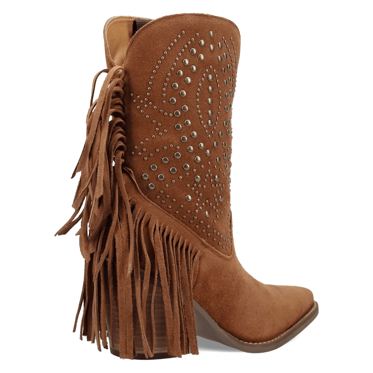 Dingo Star Power - Women's Suede Cowgirl Boot - Honeysuckle & Sparrow