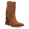 Dingo Star Power - Women's Suede Cowgirl Boot - Honeysuckle & Sparrow