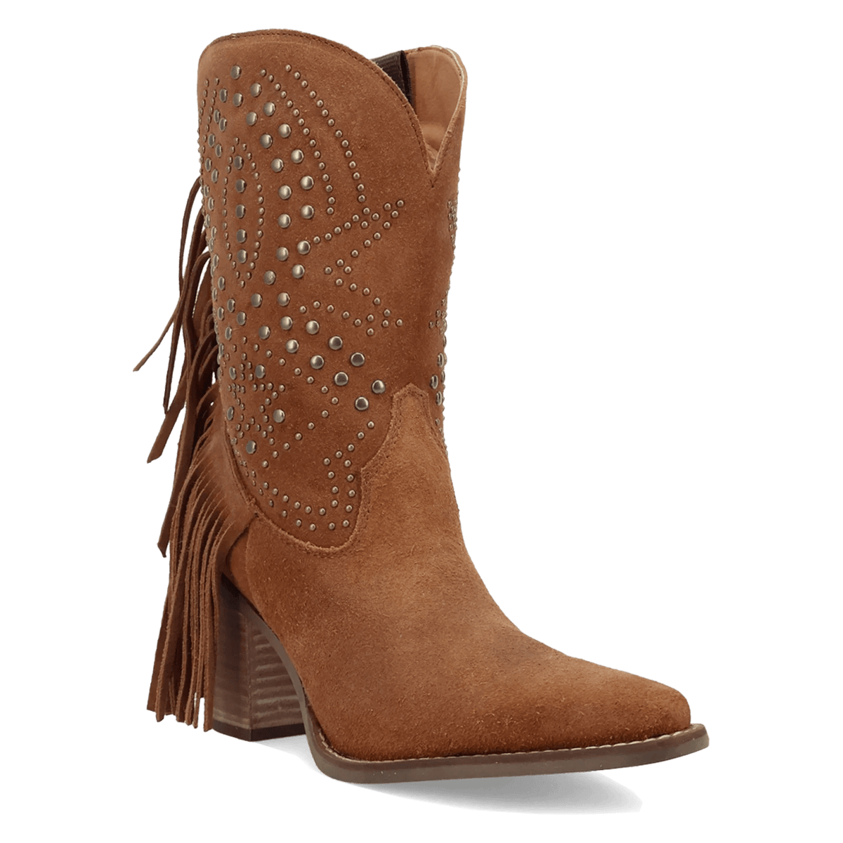 Dingo Star Power - Women's Suede Cowgirl Boot - Honeysuckle & Sparrow