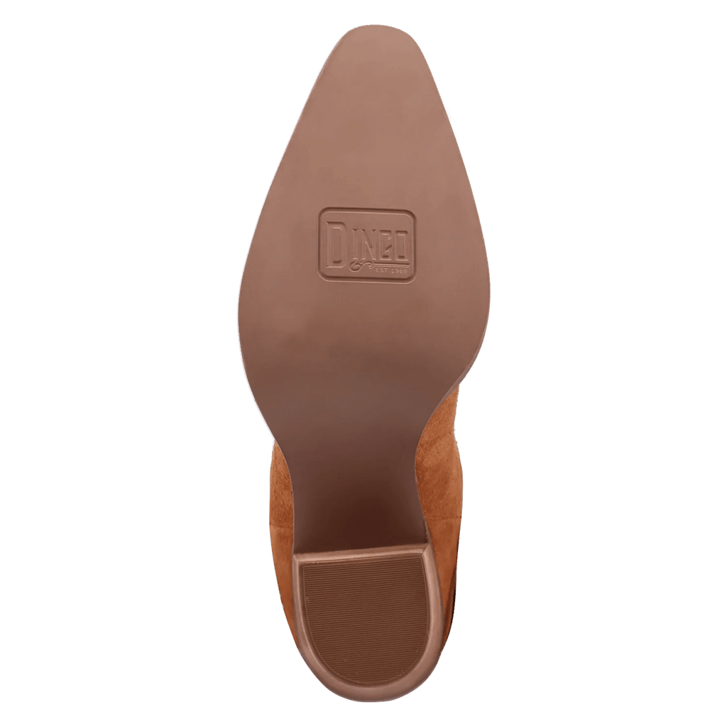Dingo Star Power - Women's Suede Cowgirl Boot - Honeysuckle & Sparrow