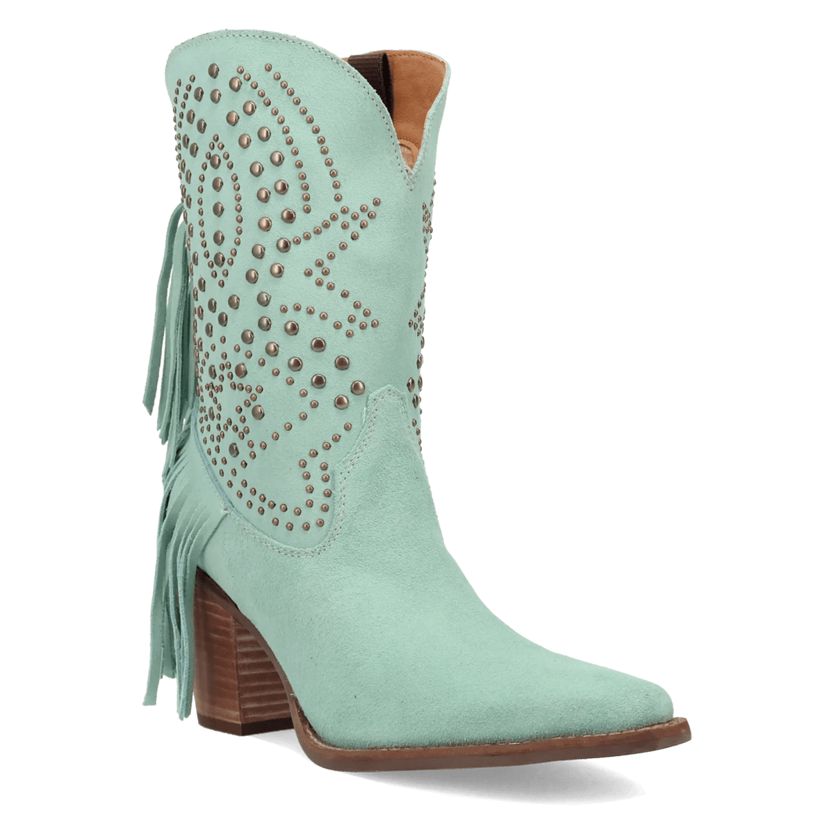 Dingo Star Power - Women's Suede Cowgirl Boot - Honeysuckle & Sparrow