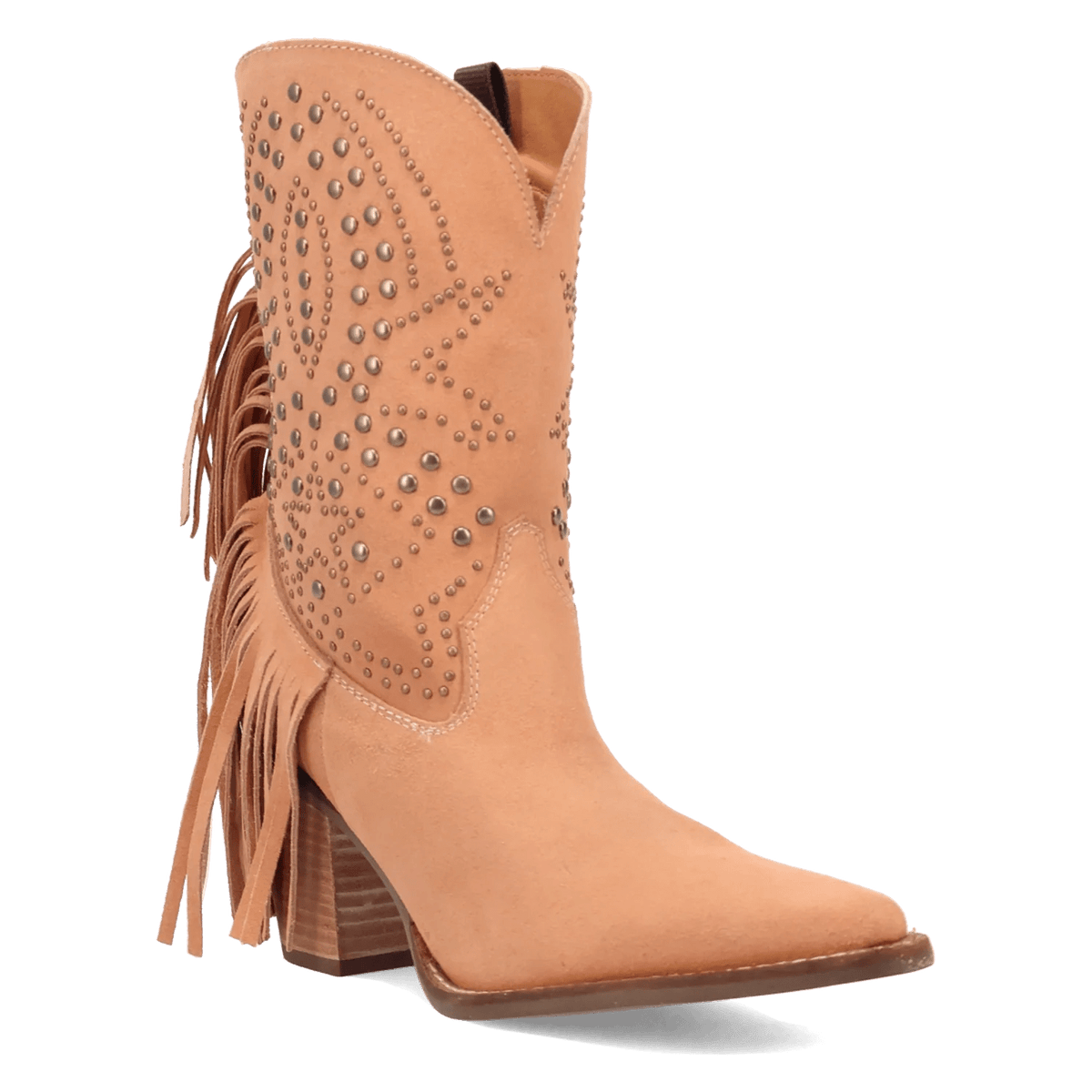 Dingo Star Power - Women's Suede Cowgirl Boot - Honeysuckle & Sparrow