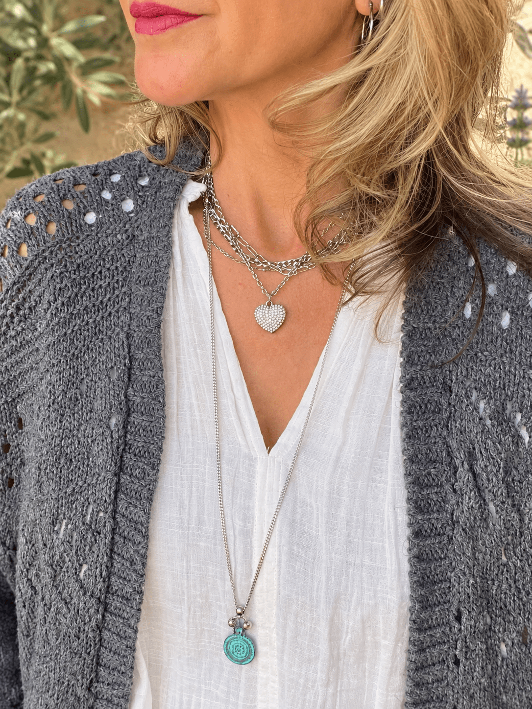 MULTI CHAIN NECKLACE - Honeysuckle & Sparrow