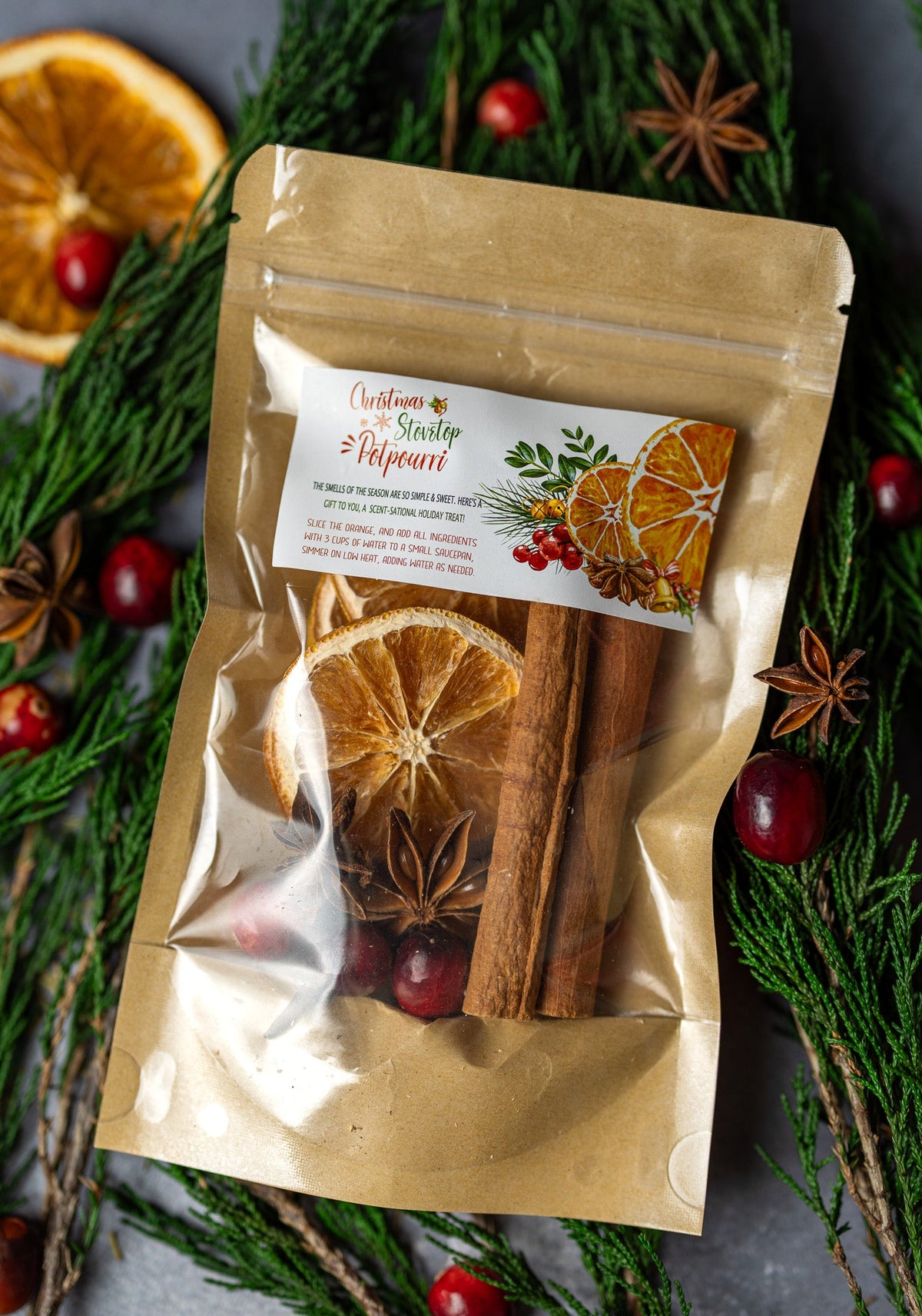 Christmas Morning Stovetop Potpourri – Festive Holiday Home Fragrance - Honeysuckle & Sparrow