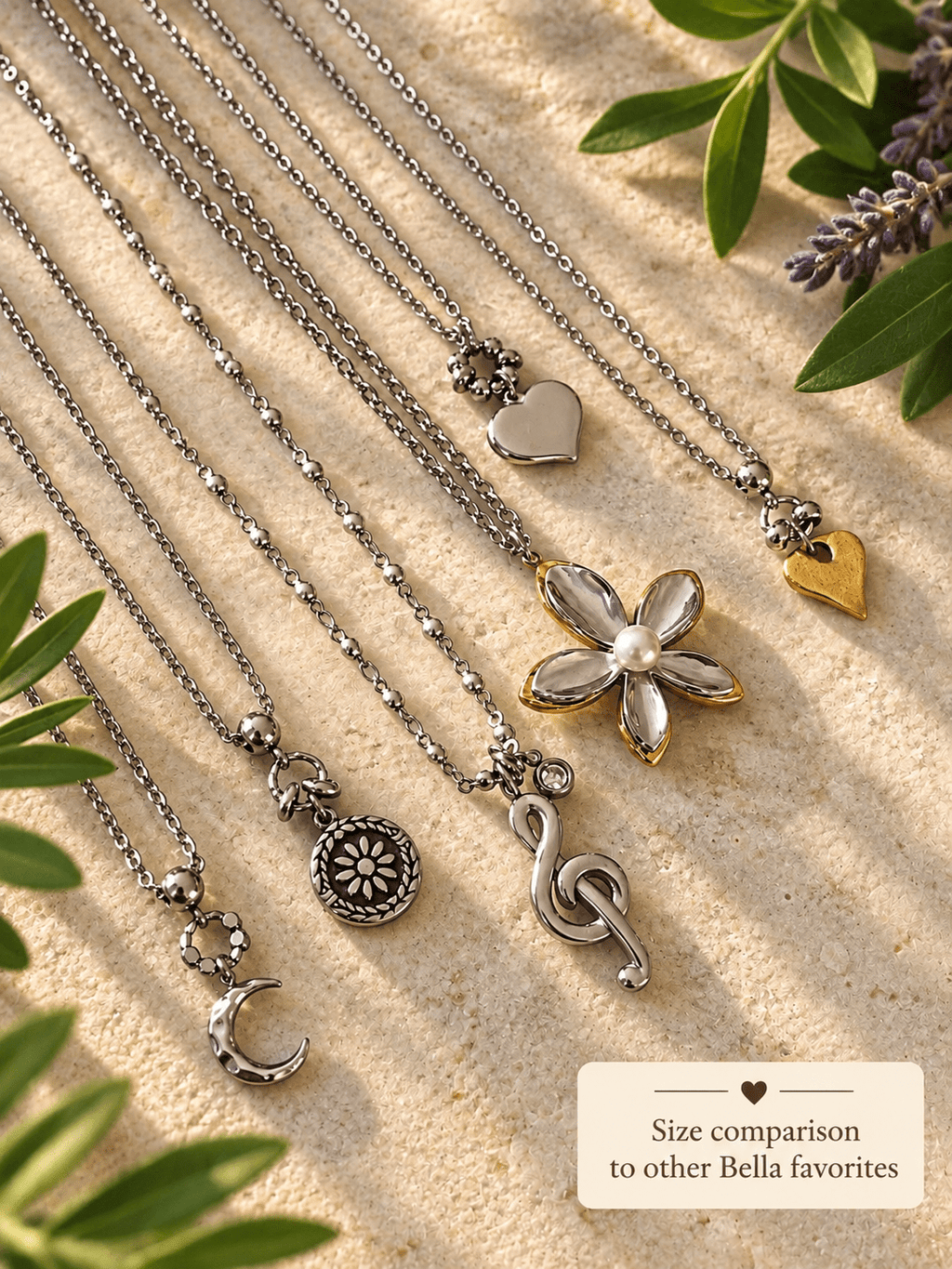 MUSICAL NOTE NECKLACE - Honeysuckle & Sparrow