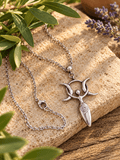 MOON GODDESS NECKLACE - Honeysuckle & Sparrow