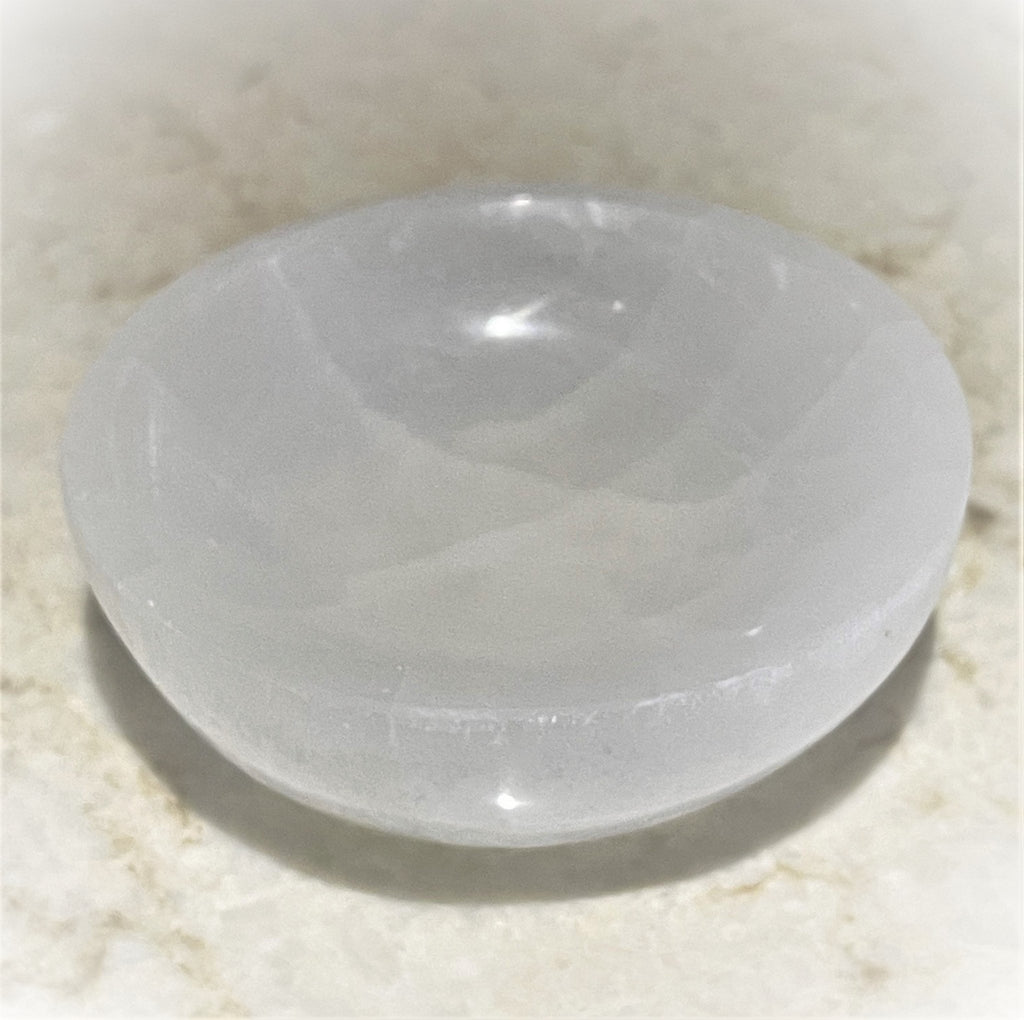 Selenite Healing Bowl 3.5"-4" Diameter - Honeysuckle & Sparrow