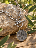 ST. BENEDICT TOGGLE NECKLACE - Honeysuckle & Sparrow