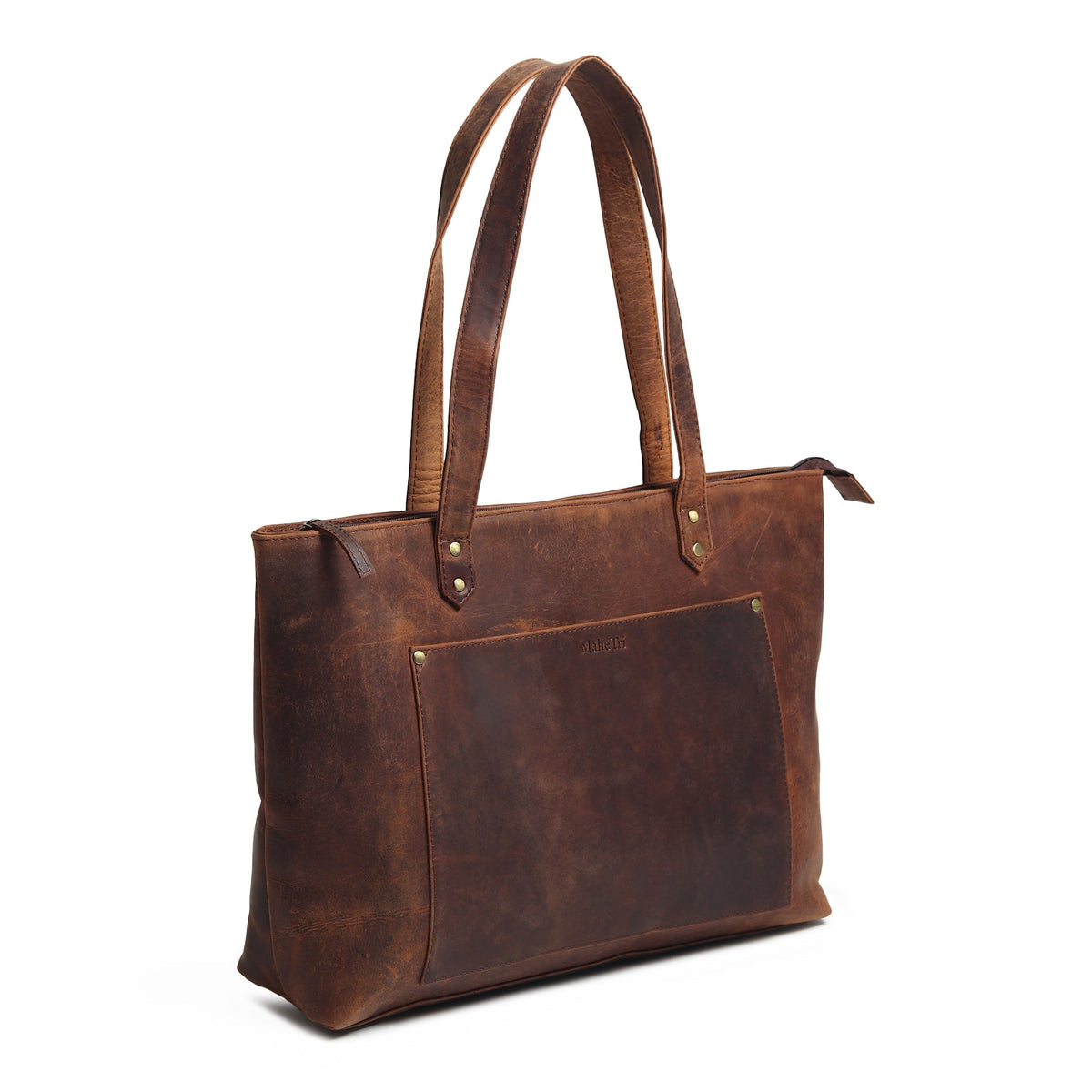 Rachel Large Leather Tote - Honeysuckle & Sparrow