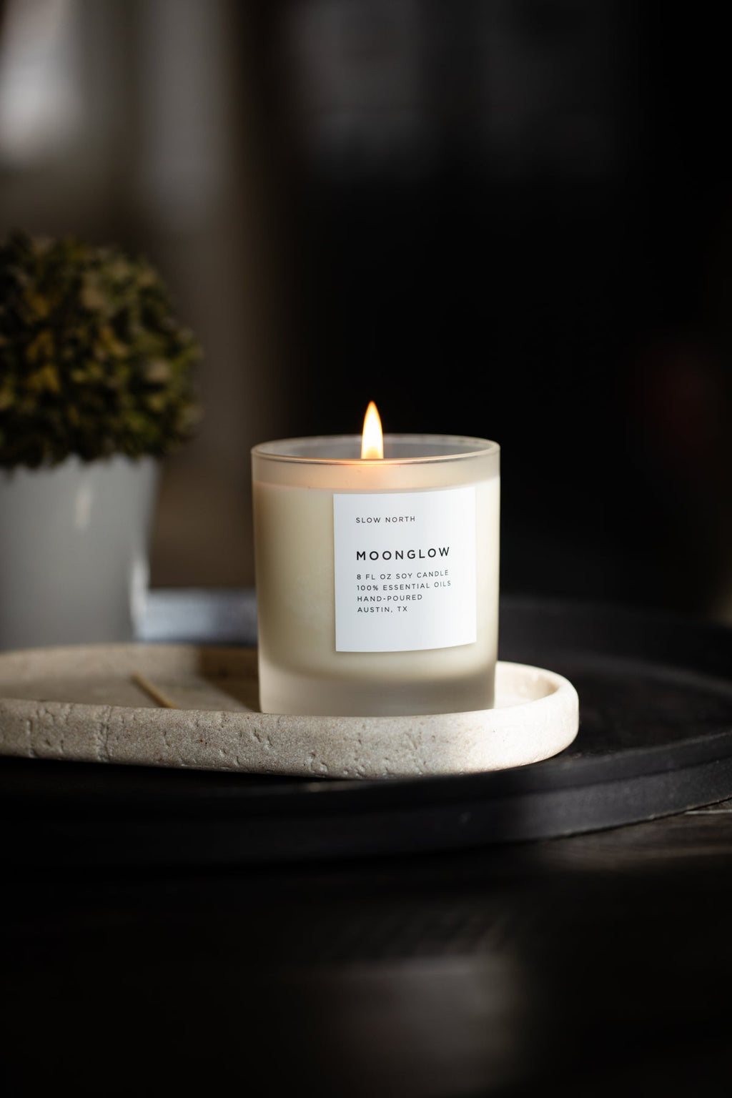 Moonglow - Signature Candle (Patchouli + Cinnamon + Black Pepper) - Honeysuckle & Sparrow