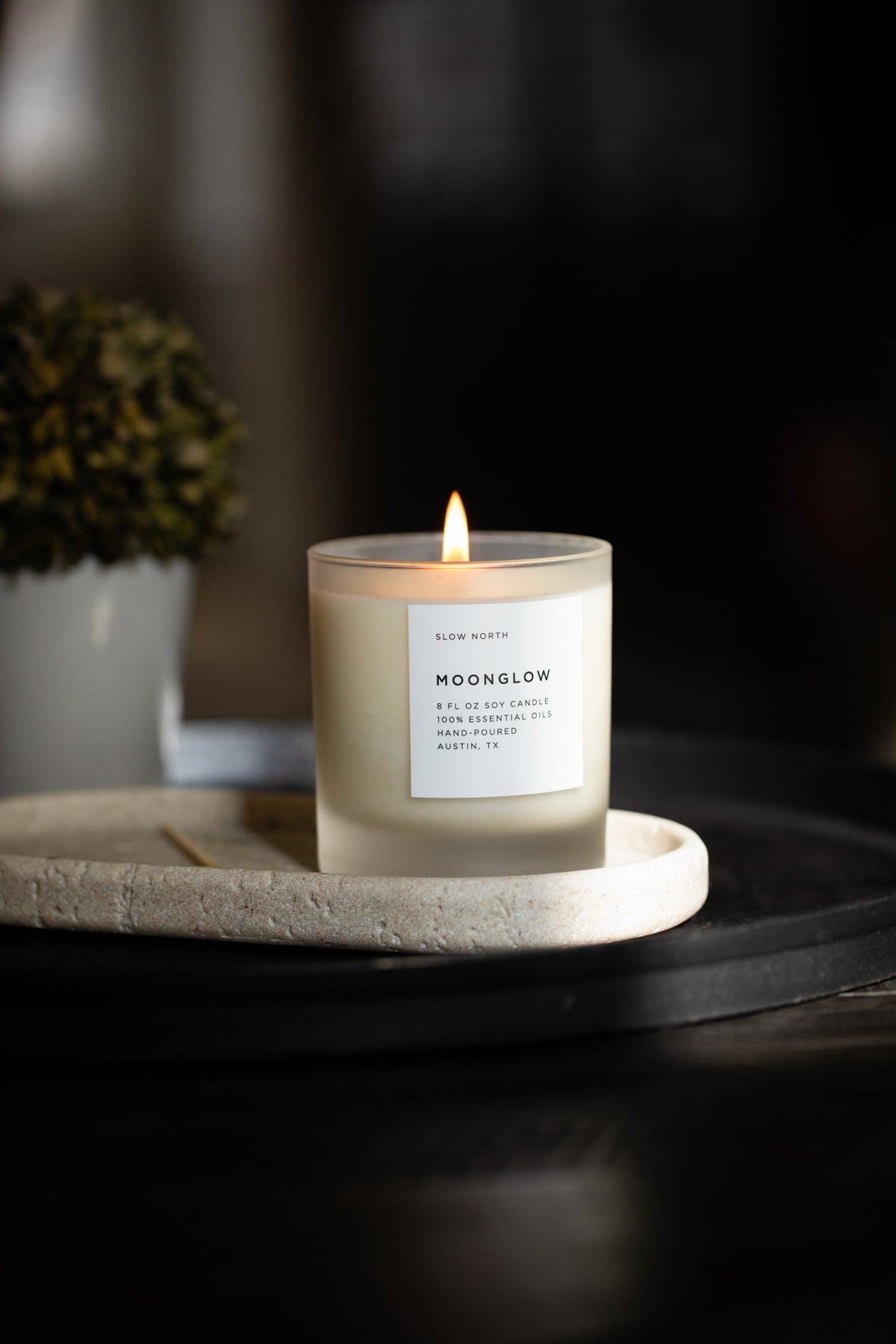 Moonglow - Signature Candle (Patchouli + Cinnamon + Black Pepper) - Honeysuckle & Sparrow