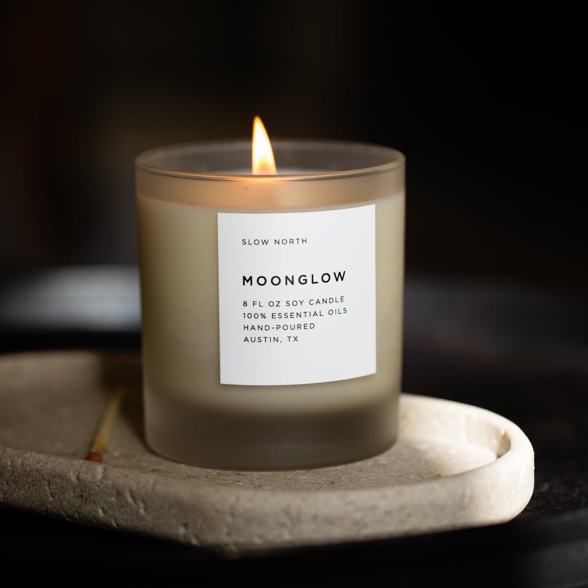 Moonglow - Signature Candle (Patchouli + Cinnamon + Black Pepper) - Honeysuckle & Sparrow