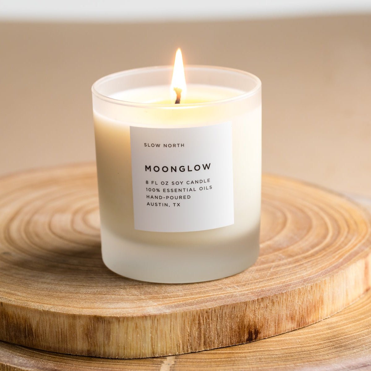 Moonglow - Signature Candle (Patchouli + Cinnamon + Black Pepper) - Honeysuckle & Sparrow
