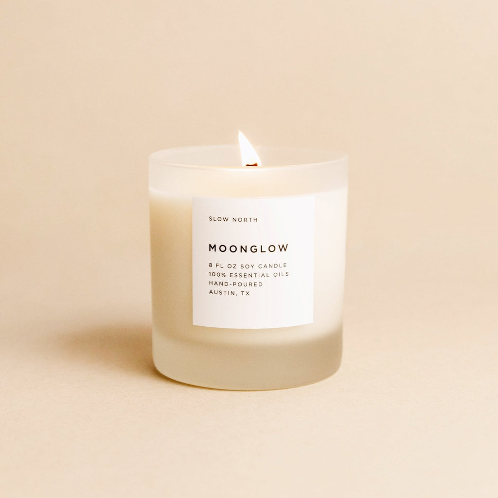 Moonglow - Signature Candle (Patchouli + Cinnamon + Black Pepper) - Honeysuckle & Sparrow