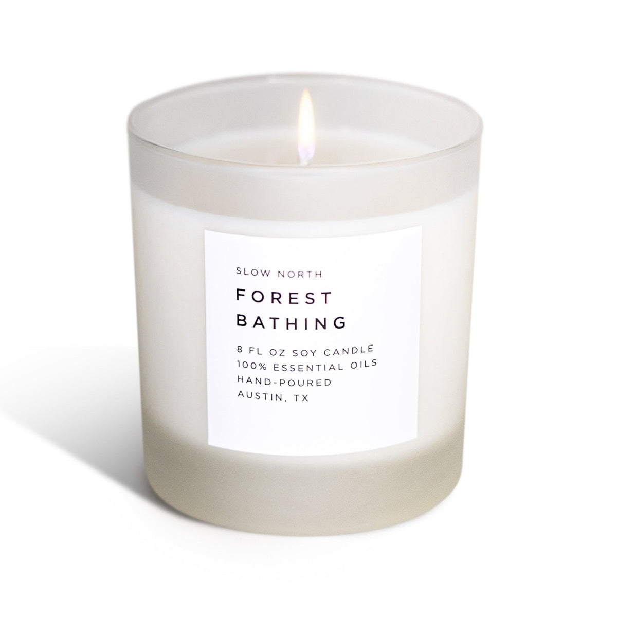 Forest Bathing - Signature Candle (Fir + Pine + Patchouli) - Honeysuckle & Sparrow