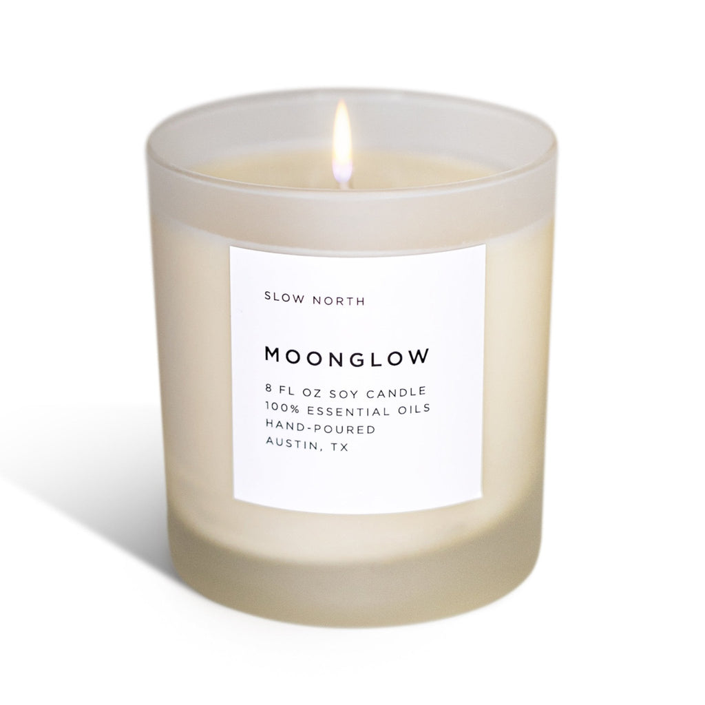 Moonglow - Signature Candle (Patchouli + Cinnamon + Black Pepper) - Honeysuckle & Sparrow