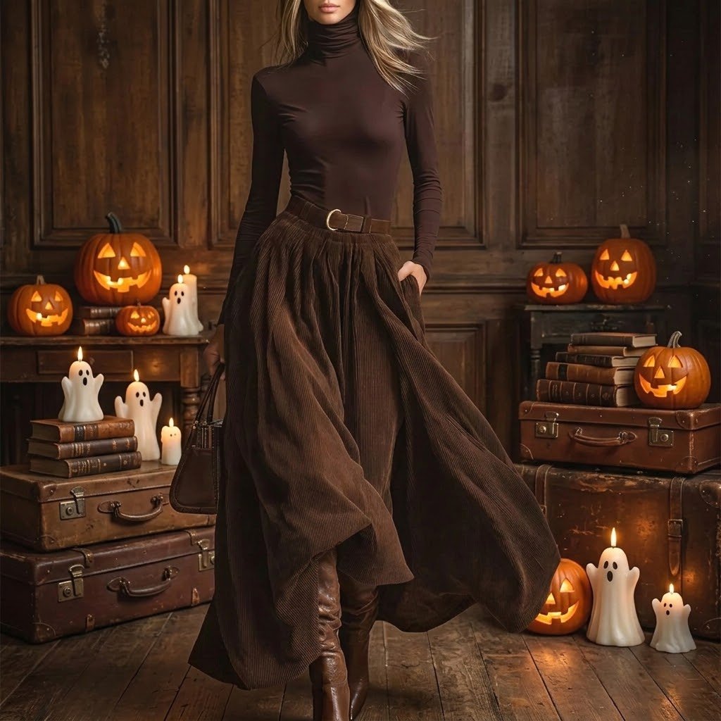 The Old Hickory Turtleneck and Maxi Skirt Set - Honeysuckle & Sparrow