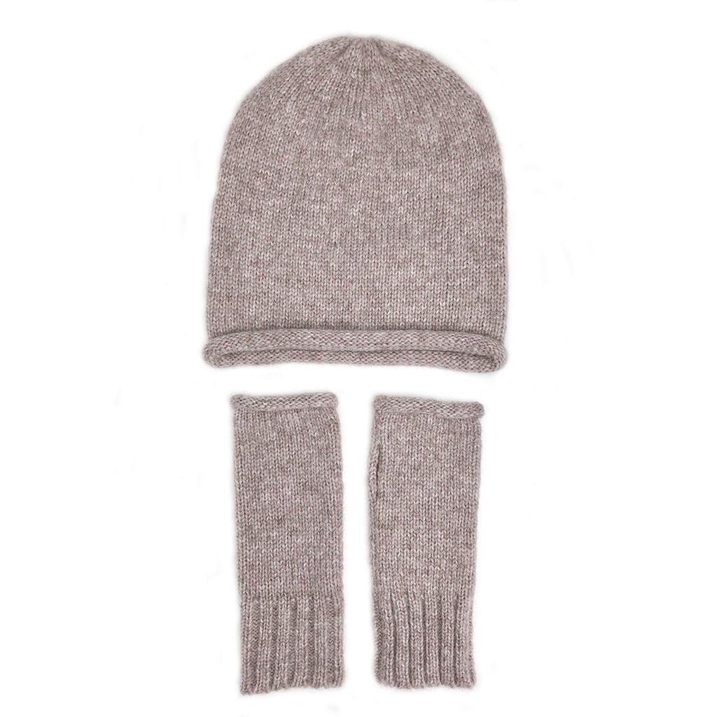Blush Essential Knit Alpaca Beanie - Honeysuckle & Sparrow